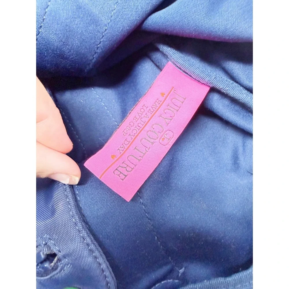 Juicy Girl Her Majesty Nylon Tote Handbag‎ Adventures of G&P Vintage Y2K Blue